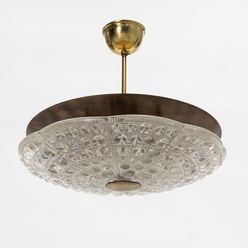 Carl Fagerlund, ceiling light, Orrefors second half of the 20th century.