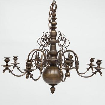 TAKKRONA, barockstil, 1900-talets början. Höjd ca 97 cm, exkl. ked.