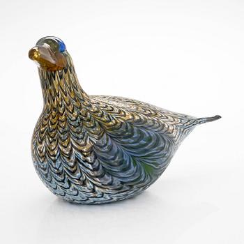 Oiva Toikka, a 'Goose' glass bird, signed O. Toikka Nuutajärvi 1687/2000.
