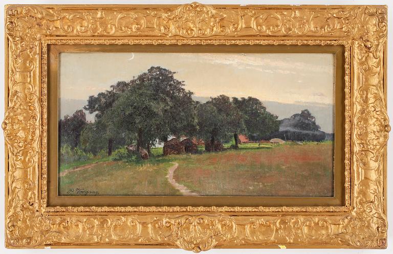 VORGANG, PAUL, olja på pannå, sign.