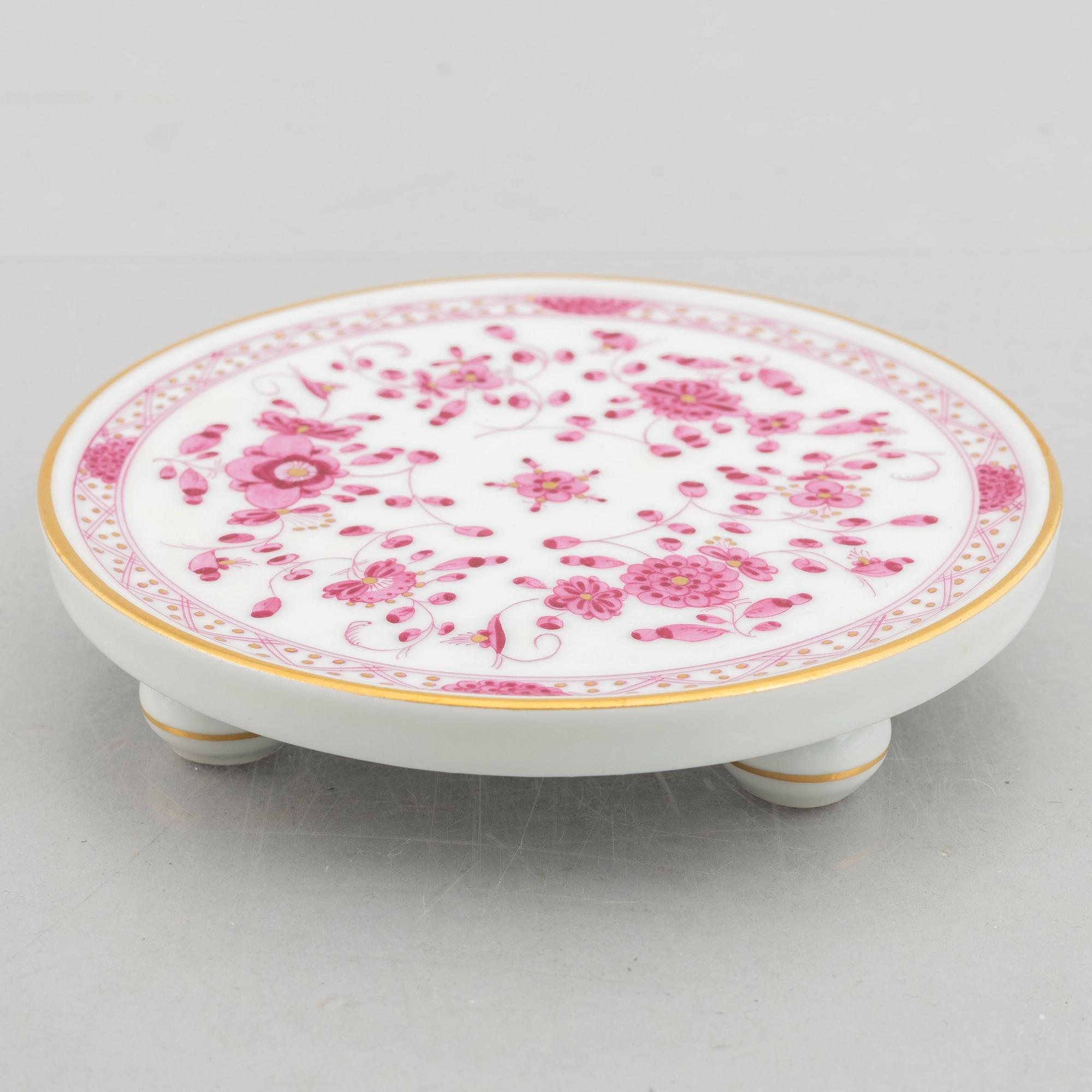 Kaffeservis, porslin, 47 delar, "Indische Malerei", Meissen, Tyskland.