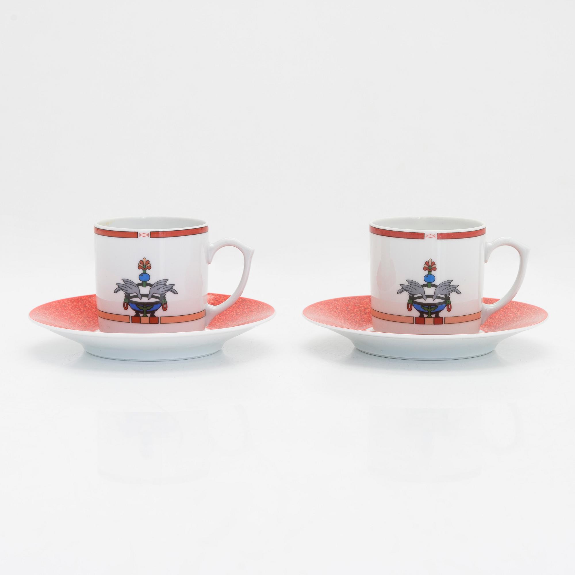 Cartier, teservis "La Maison Venitienne", 11 delar, Limoges, Frankrike 1989.