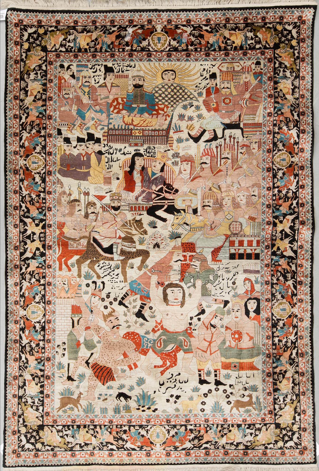 MATTA, silke sannolikt Kina. Ca 180x125.