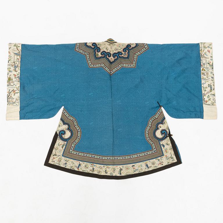 Jacka "Ao", broderat siden. Qingdynastin, 1800-talets senare del.