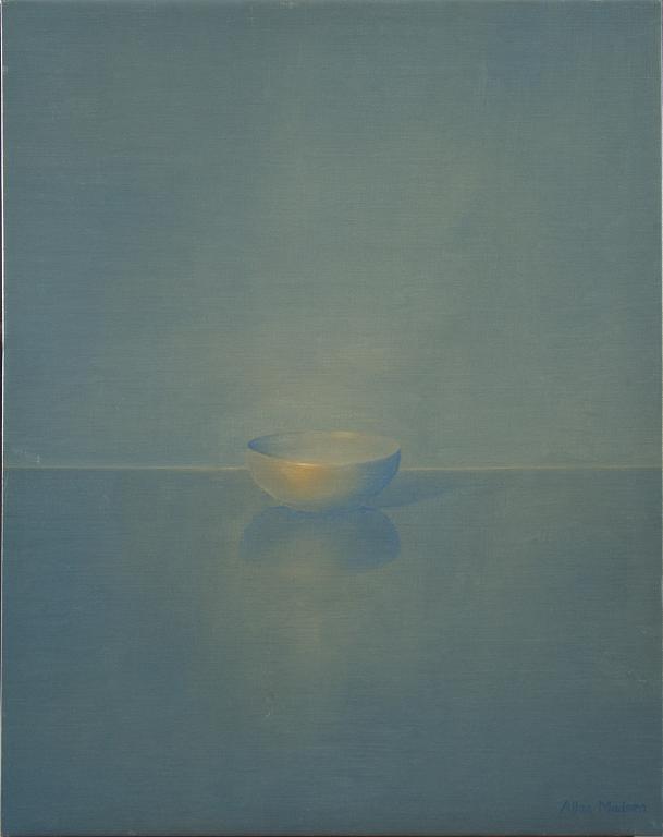 ALLAN MADSEN, OLJA PÅ DUK. SIGNERAD.