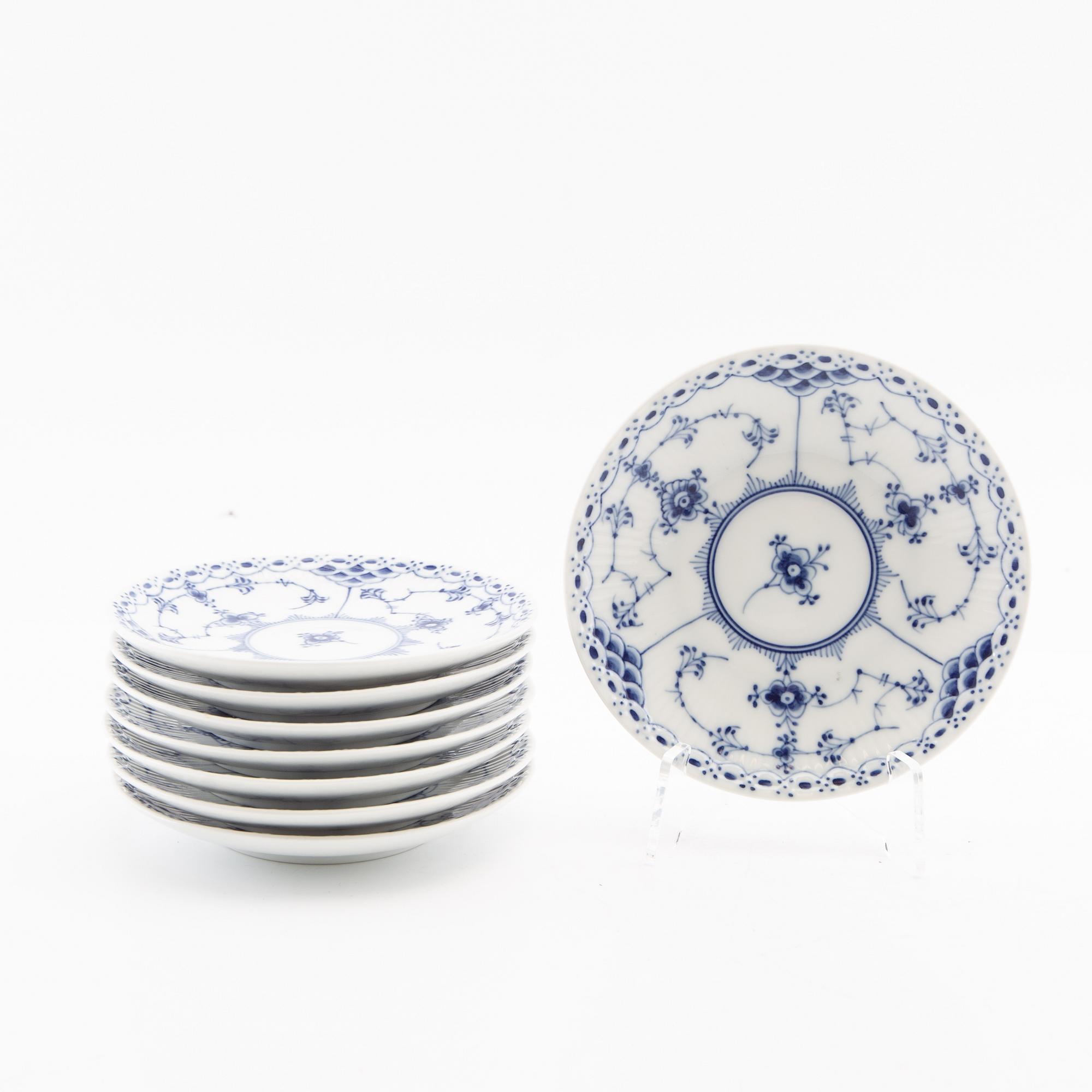 Royal Copenhagen, service pieces, 23 pcs, "Musselmalet", Royal Copenhagen, Denmark.