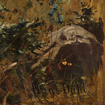 Hans Dahl, Modellen och konstnären.