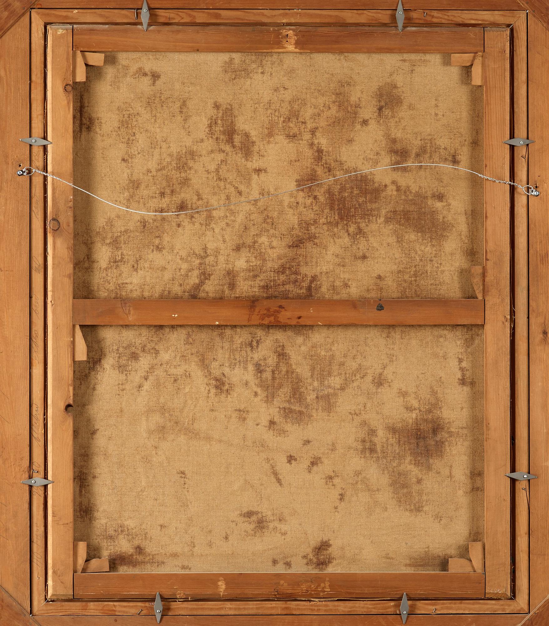 Albin Amelin, Still life with flowers.