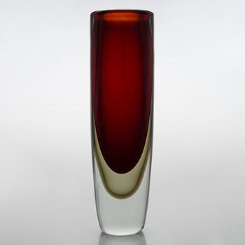 Kaj Franck, a 'KF 239' glass vase signed K. Franck Nuutajärvi Notsjö -58.