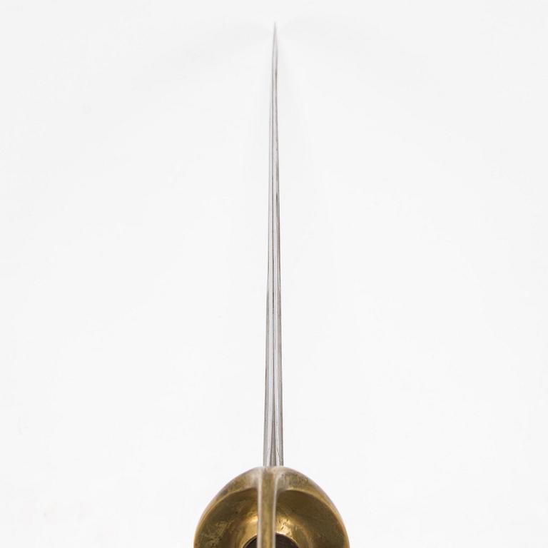 Sabre, Finnish, model 1927 (French model 1822) with scabbard.