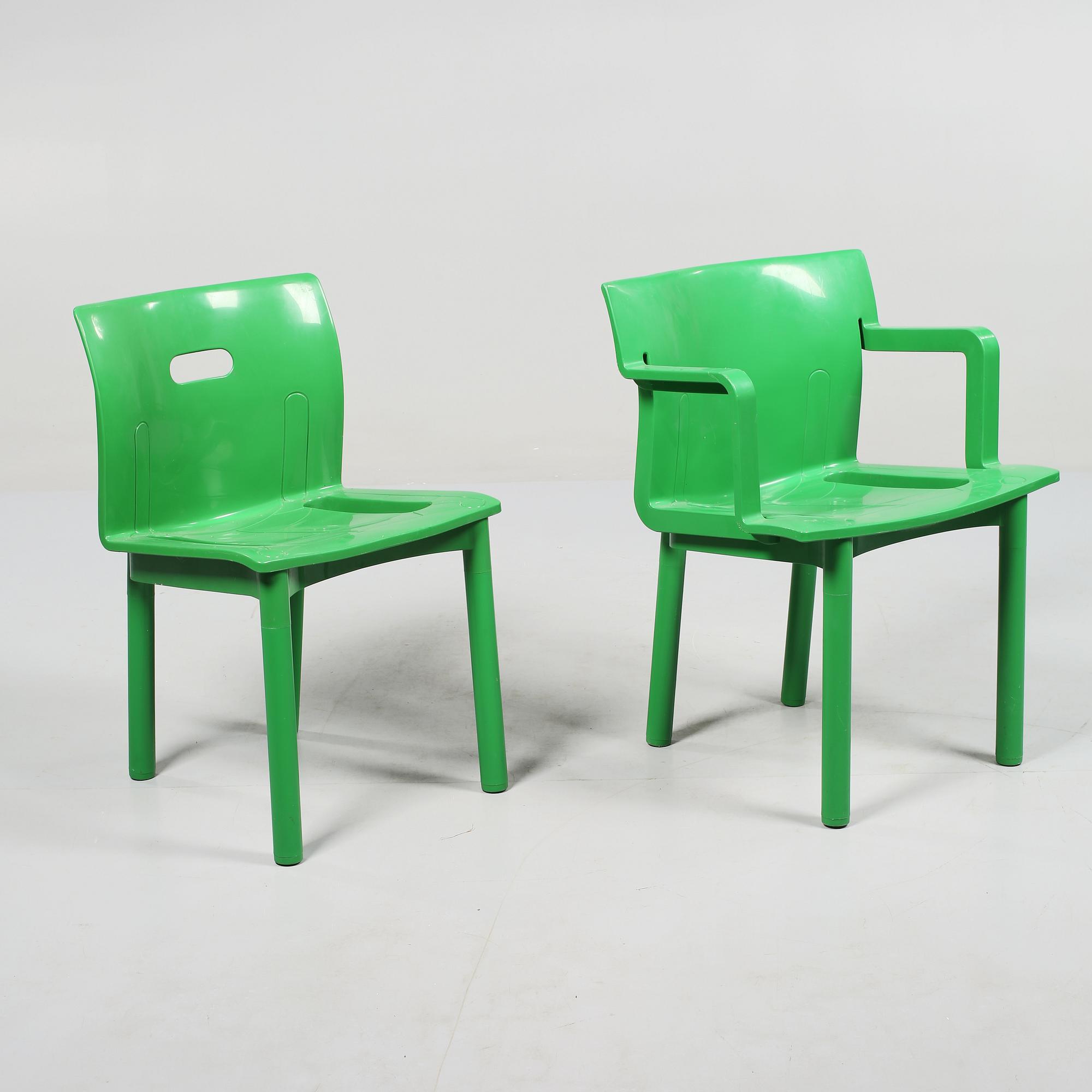 STOLAR, 4 + 1, modell 4870, Anna Casatelli Ferrieri, Kartell, Italien, formgiven 1986.