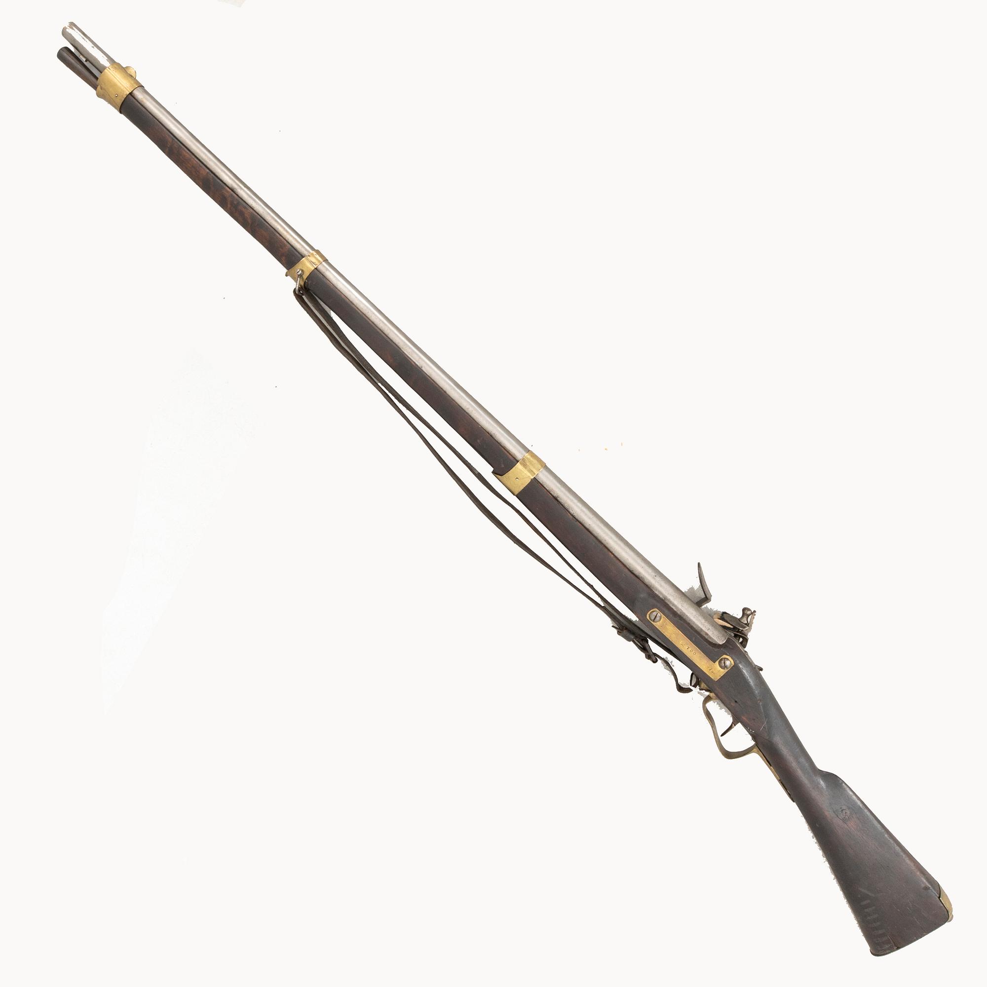 A Swedish flintlock gun 1799 pattern.
