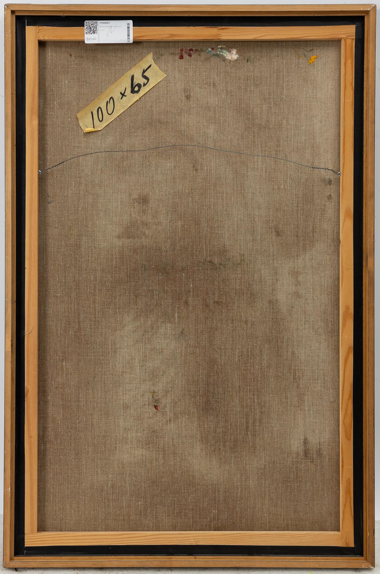 Erland Cullberg, Figure against green.