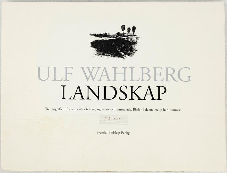 Ulf Wahlberg, Mapp, "Landskap".