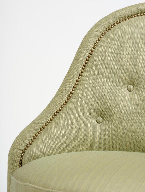 Carl Cederholm, a Swedish Modern armchair, Stil & Form, Stockholm, 1940s-50s.