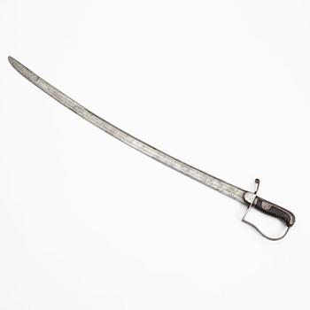 SABEL, m/1831, för artilleriet.