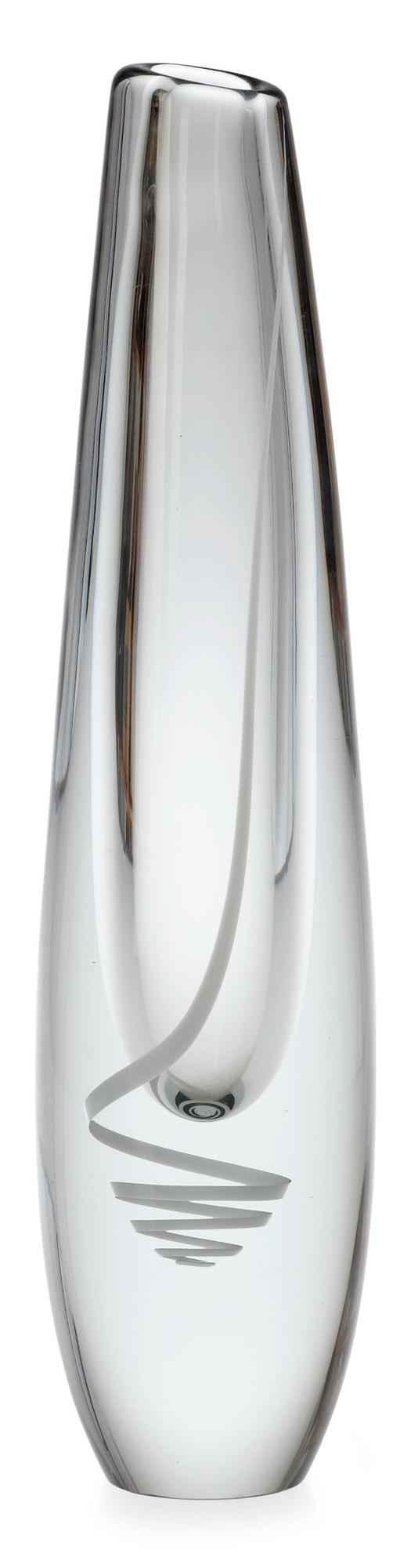 A Gunnel Nyman 'Serpentin' glass vase, Nuutajärvi, Notsjö, Finland 1957.