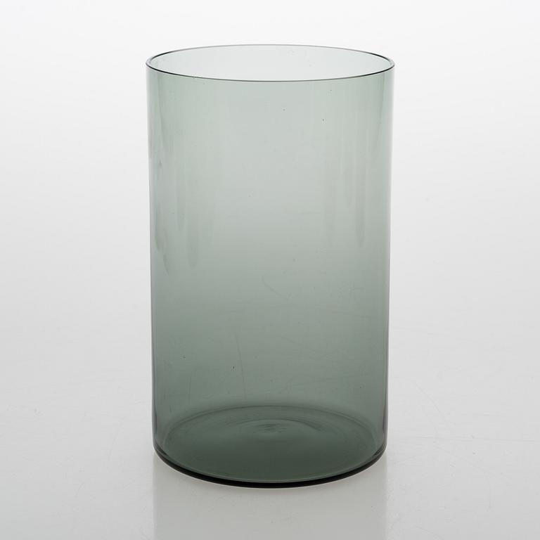 A set of 9 glass jars "Purtilo" by Kaj Franck Arabia, Finland. Designed in 1970:s.