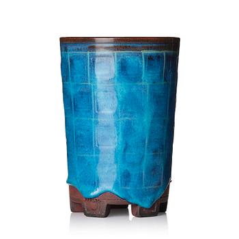 Wilhelm Kåge, Wilhelm Kåge, a "Farsta" stoneware vase, Gustavsberg Studio, signed and dated 1948.