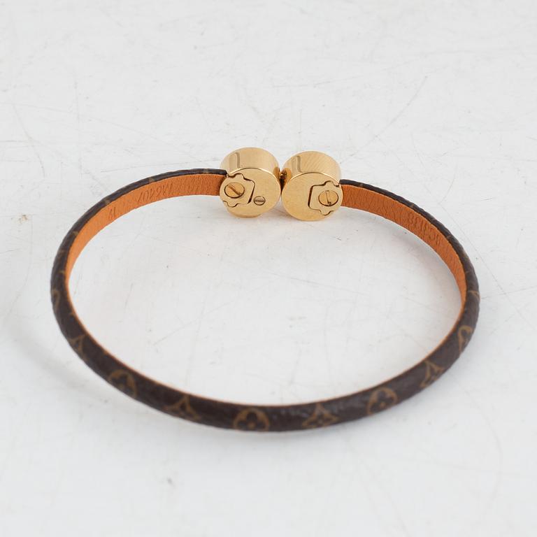 Louis Vuitton, bracelet, "Historic mini monogram bracelet", size 19, 2018.