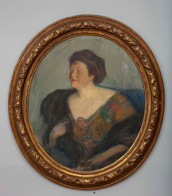 LEONID OSIPOVIV PASTERNAK, Akvarell och pastell på skiva, sign. och dat. 1914.