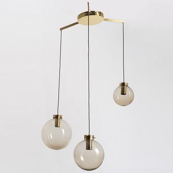 Jonas Hidle, taklampa, modell 7503-3, Høvik Lys, Norge, 1900-talets andra hälft.