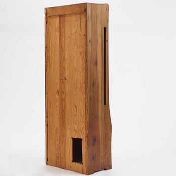 Carl Westman, a stained pine bookshelf, Sweden, ca 1910.