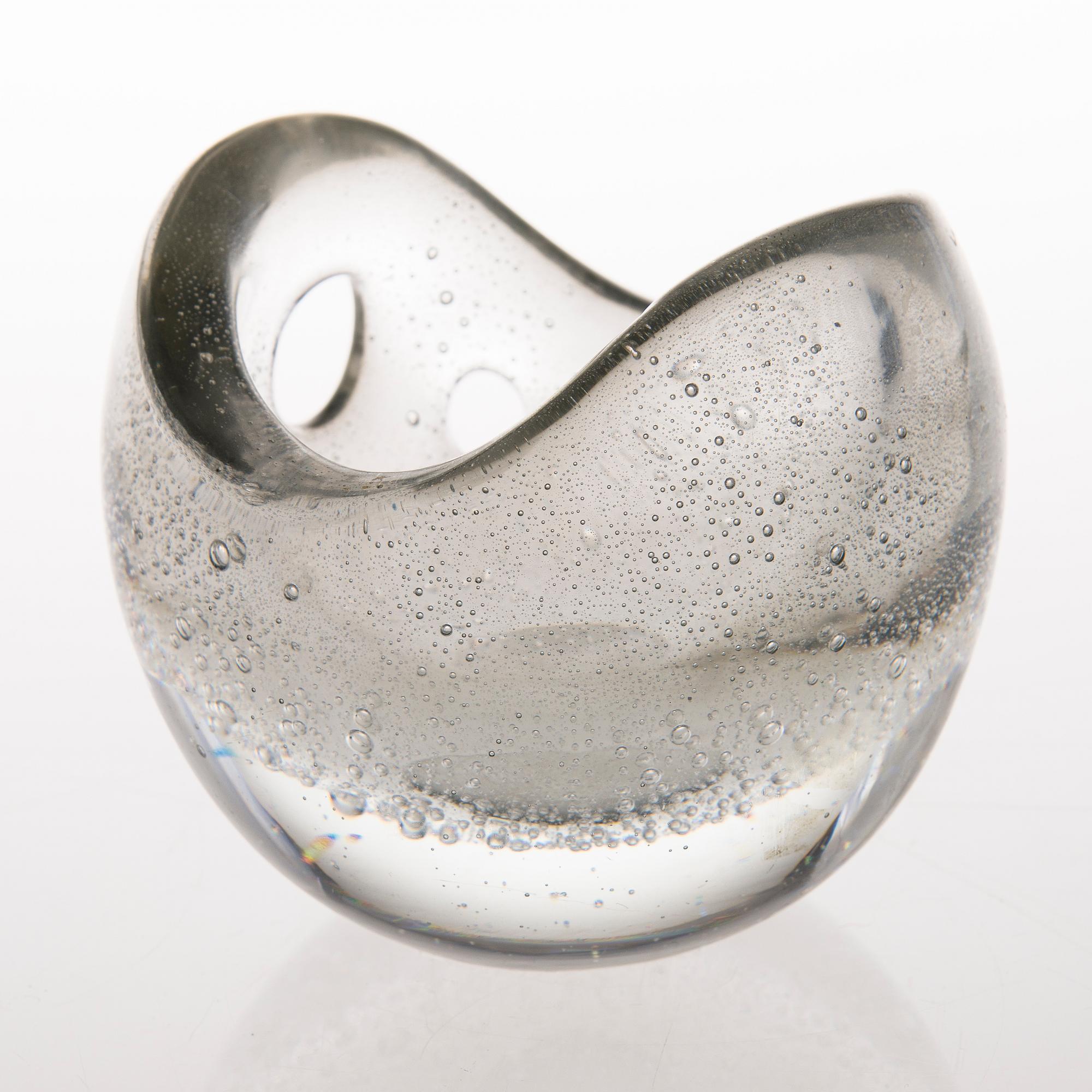 Timo Sarpaneva, Glasskulptur, signerad Timo Sarpaneva, Iittala.