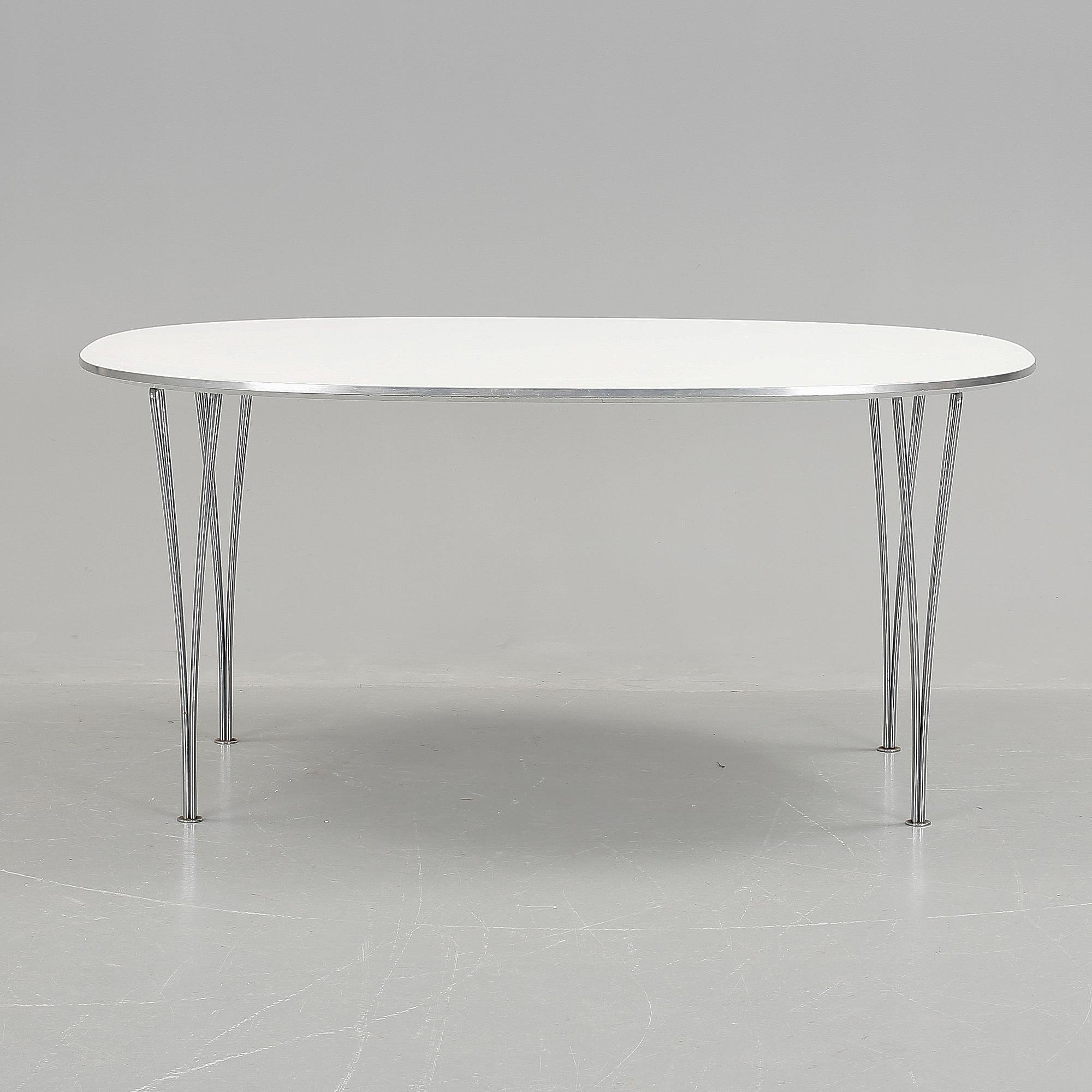 MATBORD, Superellips. Piet Hein och Bruno Mathsson för Fritz Hansen, 1984.