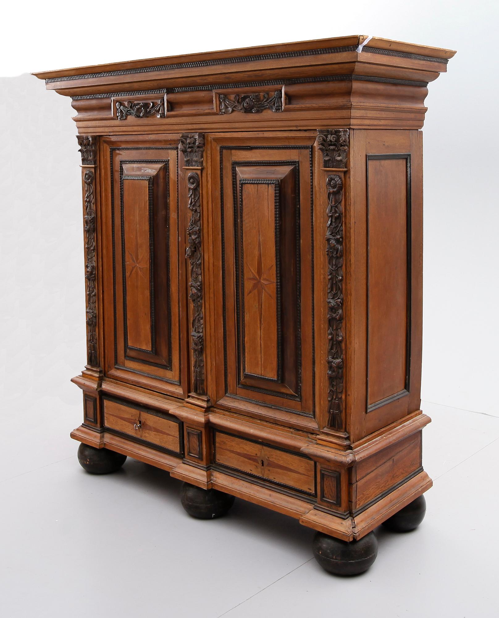 SKÅP, barock, 1700-tal.