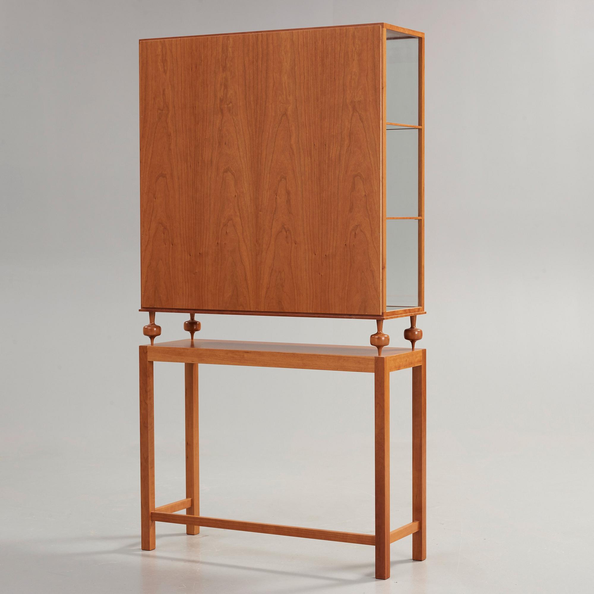 Josef Frank, a cherry showcase cabinet, Svenskt Tenn, model 2077.