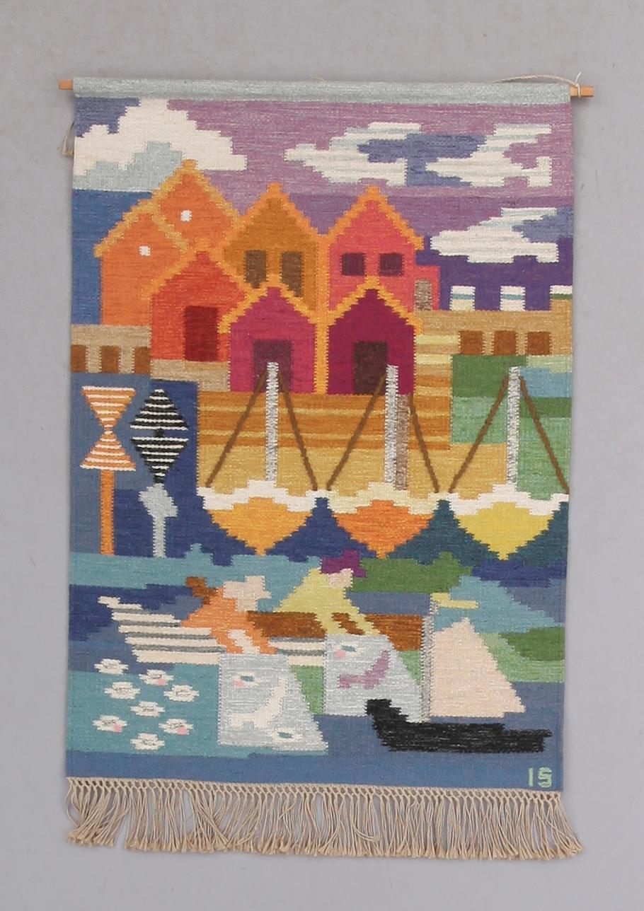 VÄVNAD, rölakan, Ingegerd Silow. 120 x 80 cm.
