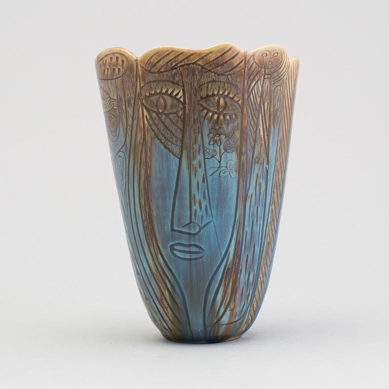 STIG LINDBERG, a stoneware vase, Gustavsberg 1950s.