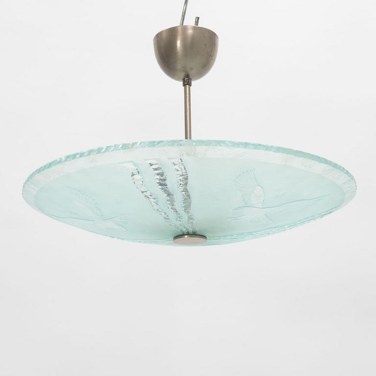 A ceiling lamp, 1930's/40's.