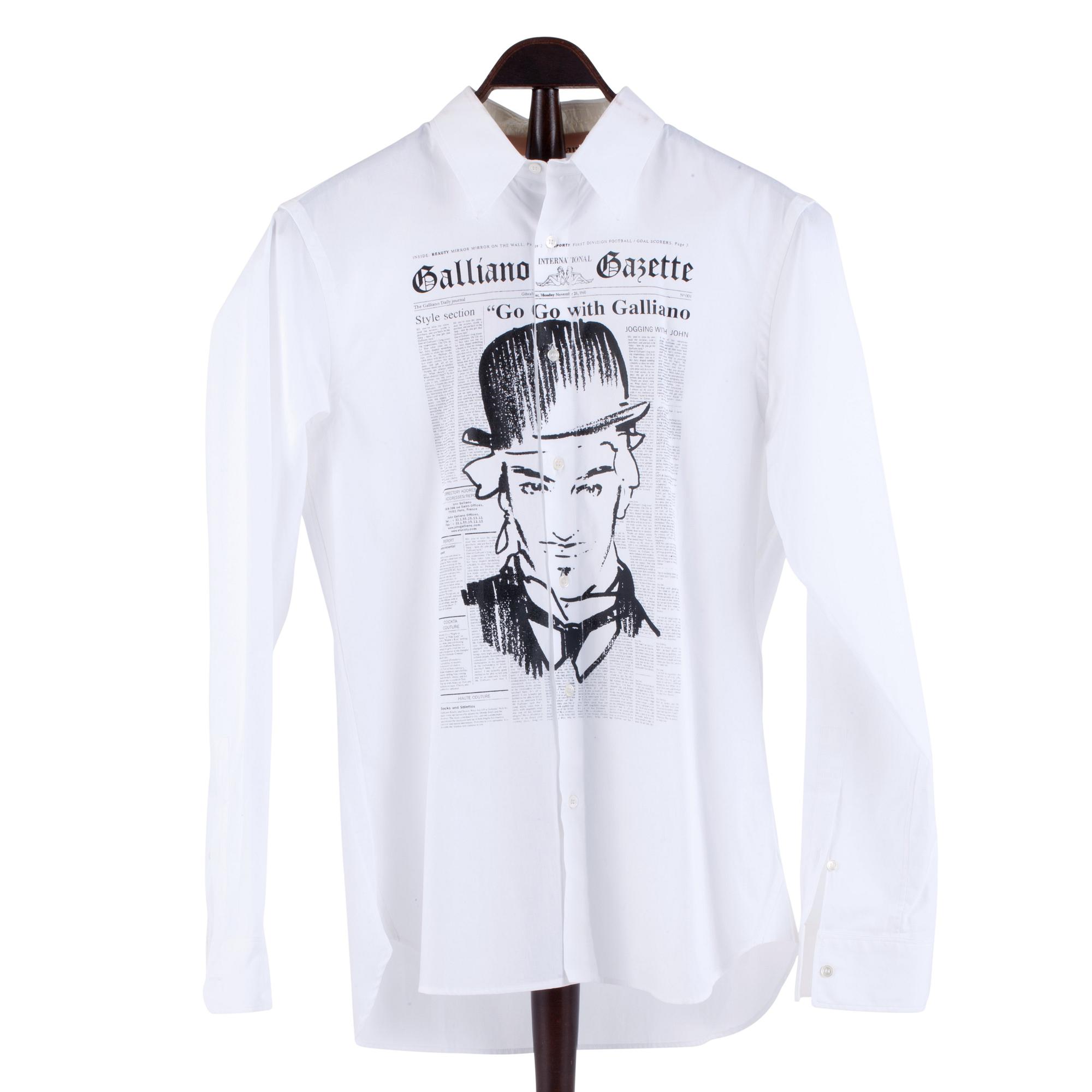 John galliano shirt discount