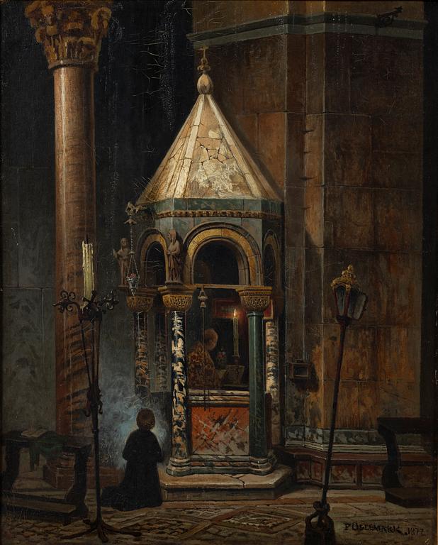 Frans Wilhelm Odelmark, Church interior.