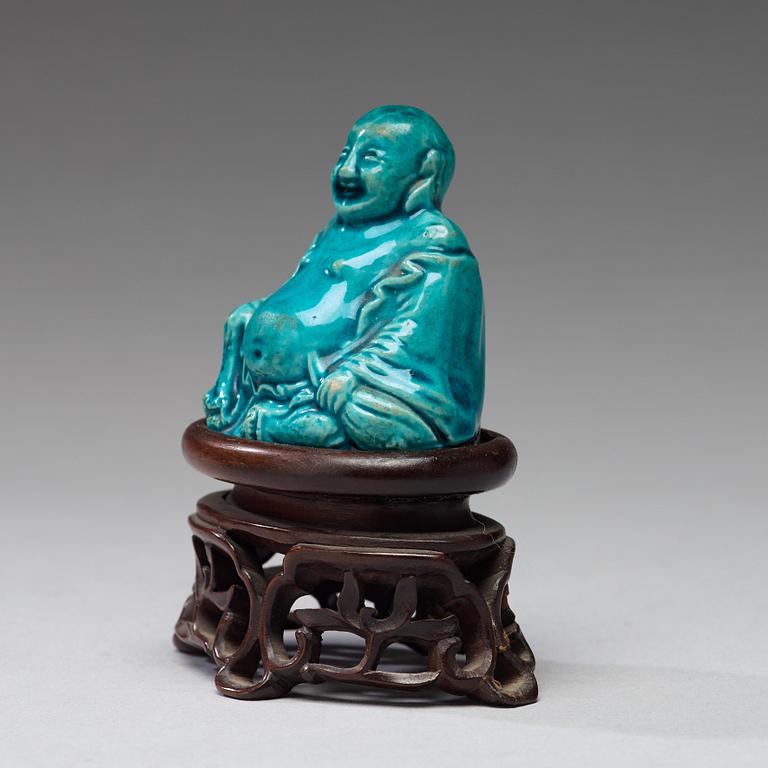 BUDDAI, porslin. Qingdynastin, tidigt 1700-tal.