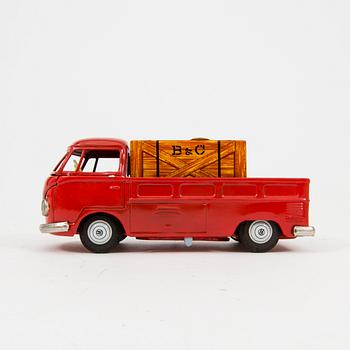 BANDAI, "Volkswagen Ambulance" samt "Volkswagen Pickup", Japan, 1960-tal.