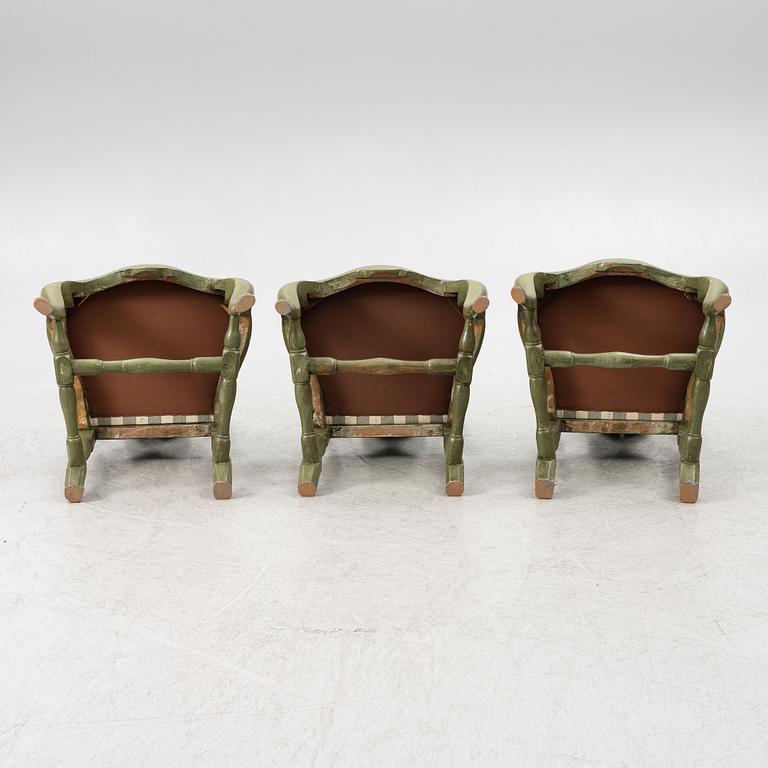 Chairs, 3 pcs, Rococo 18th century.