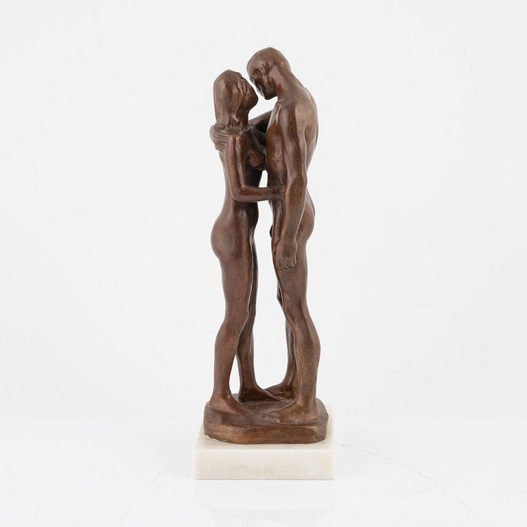 Gudmar Olovson, sculpture signed, patinated resin.
