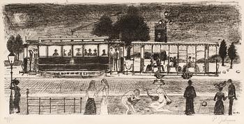 Paul Delvaux, "The tramway".