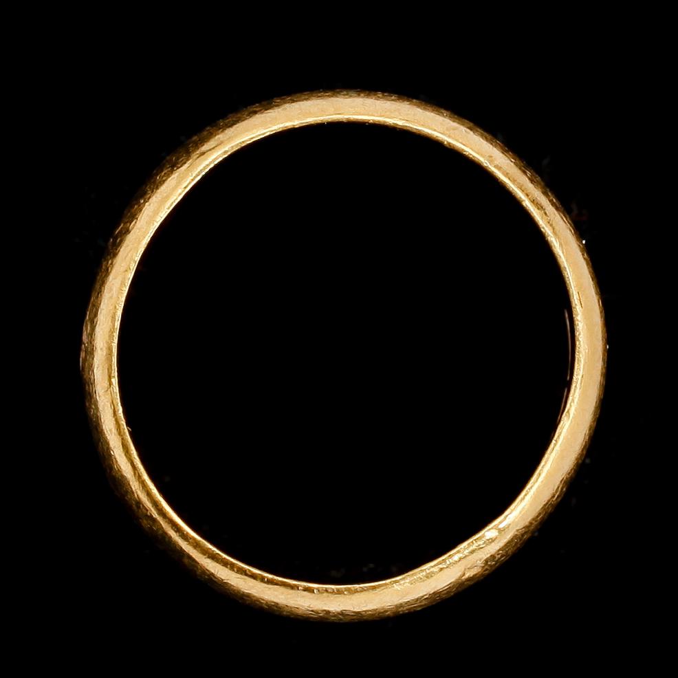 RING, 23 k guld, 1970-tal. Vikt ca 18 gram.