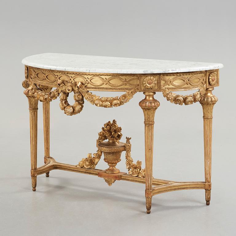 KONSOLBORD, gustavianskt stockholmsarbete, 1780-tal.