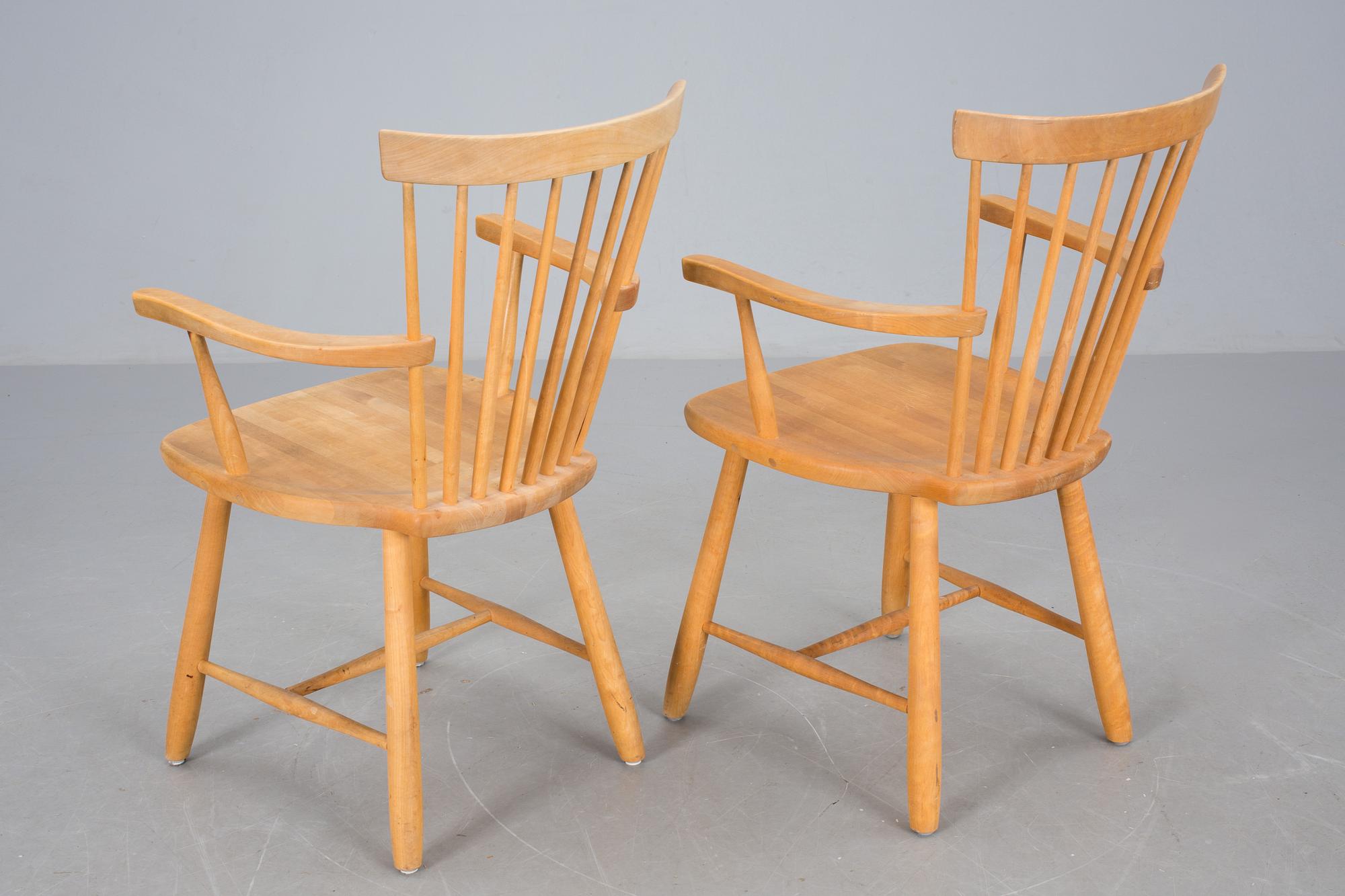 KARMSTOLAR, 2 st. "Lilla Åland", Carl Malmsten. 1994.