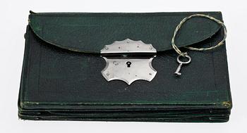 PORTMONNÄ, läder, 1900-tal.