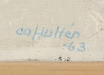 CARL OTTO HULTÉN, olja på duk, signerad och daterad -63.