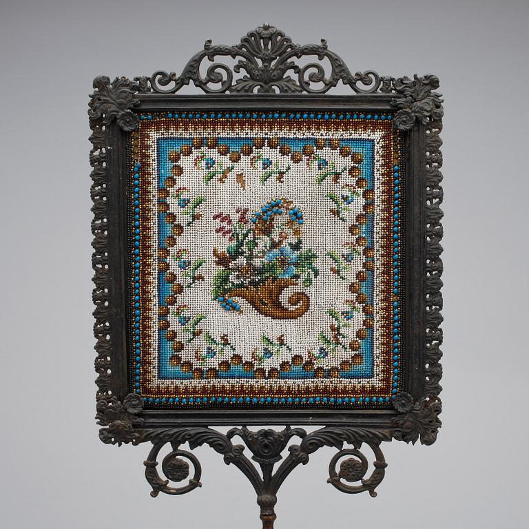 LÄSLJUSSTAKE, senempire, 1800-tal, gjutjärn.