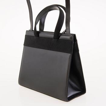 Salvatore Ferragamo, Vara Bow Black Leather and Ribbon Handbag.