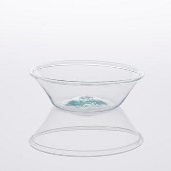 FILBUNKAR, 2 ST, glas, 1800-talets slut.