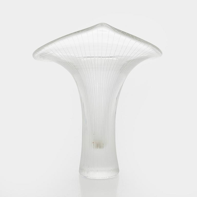Tapio Wirkkala, a 'Chanterelle' glass vase, signed Tapio Wirkkala Iittala.